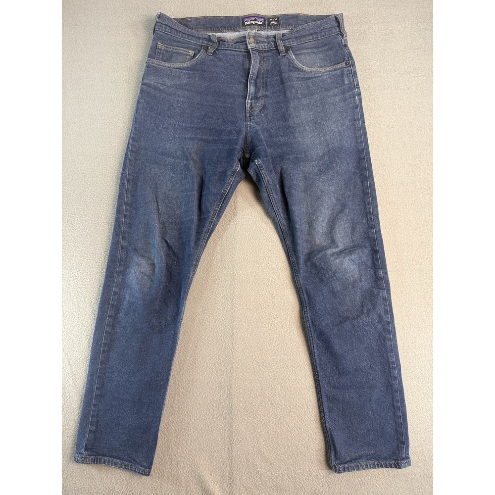 Patagonia Jeans Mens 34x32 Med Wash Blue Regular Straight STY21625 Denim